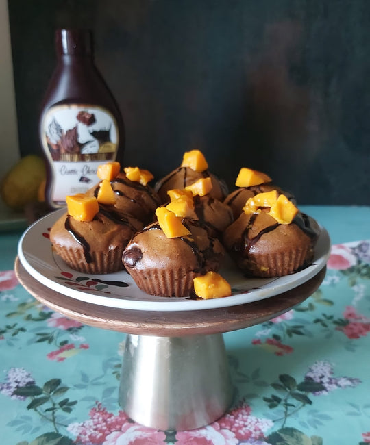 Mango Chocolate Cup Cake