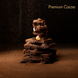 70% Intense Dark Chocolate || 30% Hazelnut & Pista