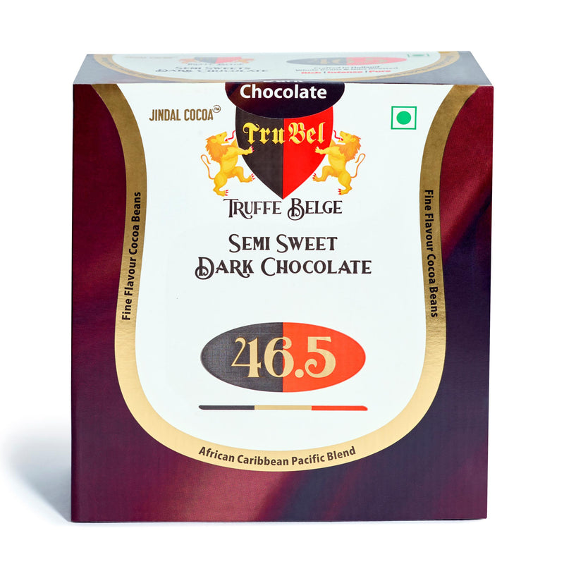 Semi-Sweet Dark Chocolate Couverture 46.5%|| 500g