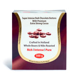 Semi-Sweet Dark Chocolate || Couverture Buttons – 46.5% (500g)