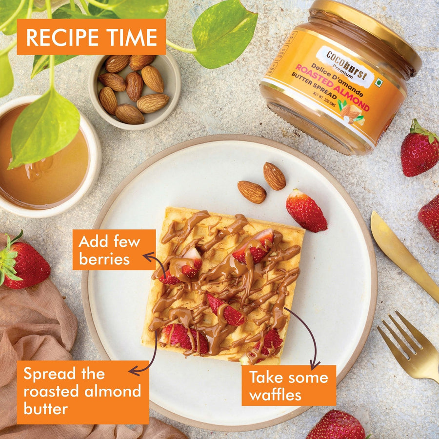 Roasted Almond Butter Spread - 300gms