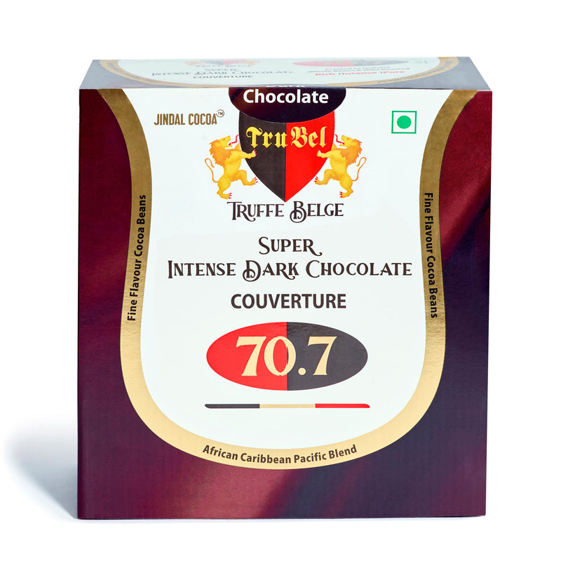 Intense Dark Chocolate Couverture  70.7% || 500g