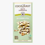 White Chocolate  || 30% Almond & Pista