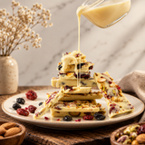 White Chocolate 30% Cranberry & Blueberry