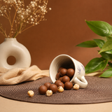 Mocha Hazelnutty Whole Hazelnuts || Mocha Chocolate Coating - 120g