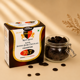 Intense Dark Chocolate || Couverture Buttons – 70.7% (500g)