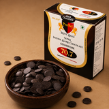 Intense Dark Chocolate || Couverture Buttons – 70.7% (500g)