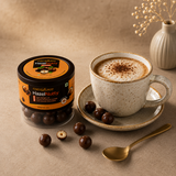 Mocha Hazelnutty Whole Hazelnuts || Mocha Chocolate Coating - 120g