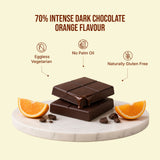 70% Intense Dark Chocolate || Orange Flavour