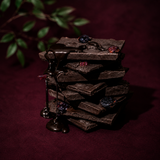 70% Intense Dark Chocolate 30% Cranberry & Blueberry