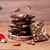 Deep Milk Chocolate 30% Almonds & Pista -  50g/100g/200g