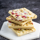 White Chocolate 30% Almond & Pista - 50g/100g/200g