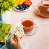 White Chocolate 30% Almond & Pista - 50g/100g/200g