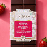 Deep Milk Chocolate Strawberry Flavour