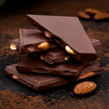 70% Intense Dark Chocolate 30% Roasted Almonds - 50g/100g/200g