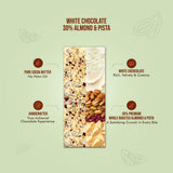 White Chocolate  || 30% Almond & Pista