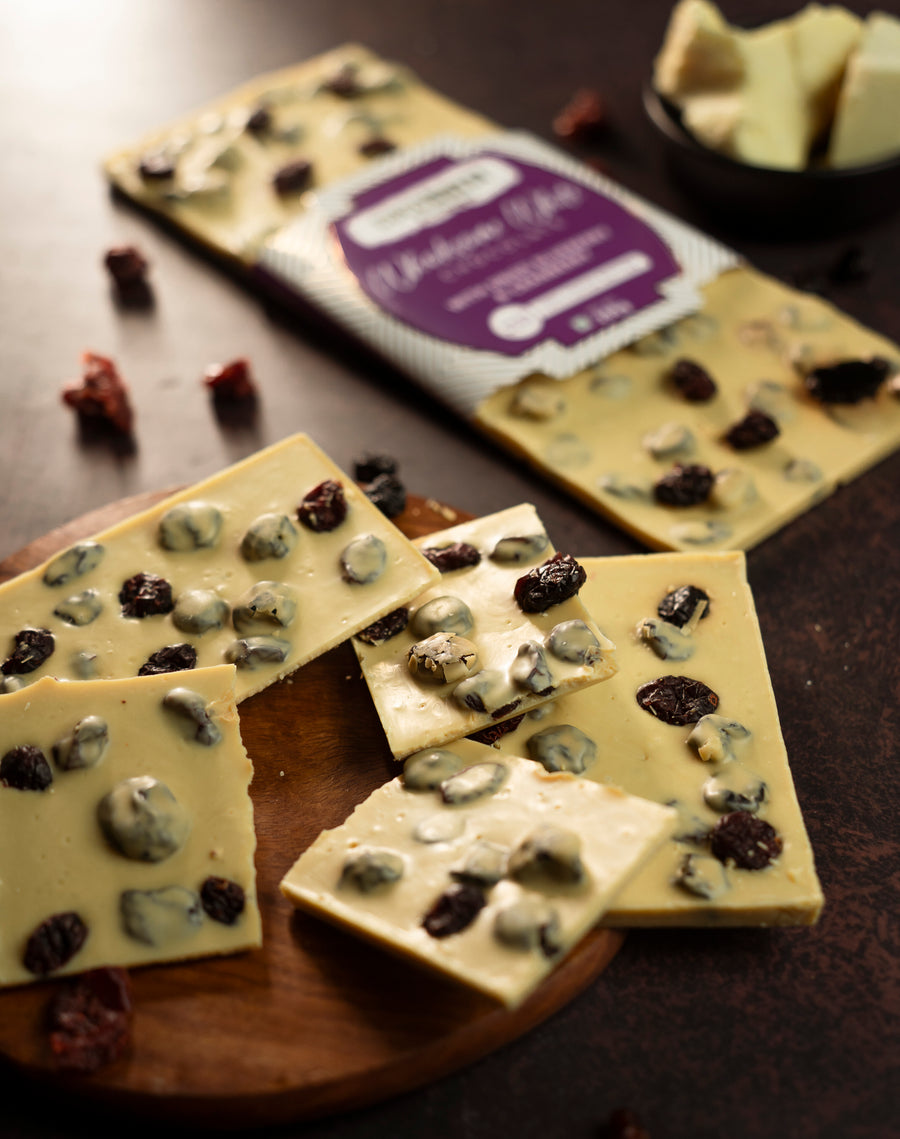 White Chocolate 30% Cranberry & Blueberry - 100g/200g