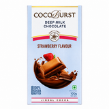 Deep Milk Chocolate || Strawberry Flavour