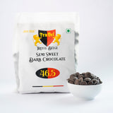 Semi-Sweet Dark Chocolate Couverture Buttons – 46.5% (500g)