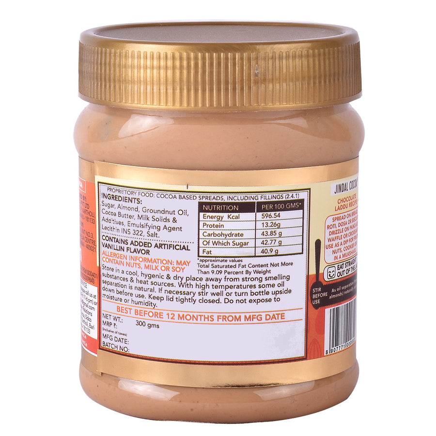 Almond White Chocolate Spread - 300gms