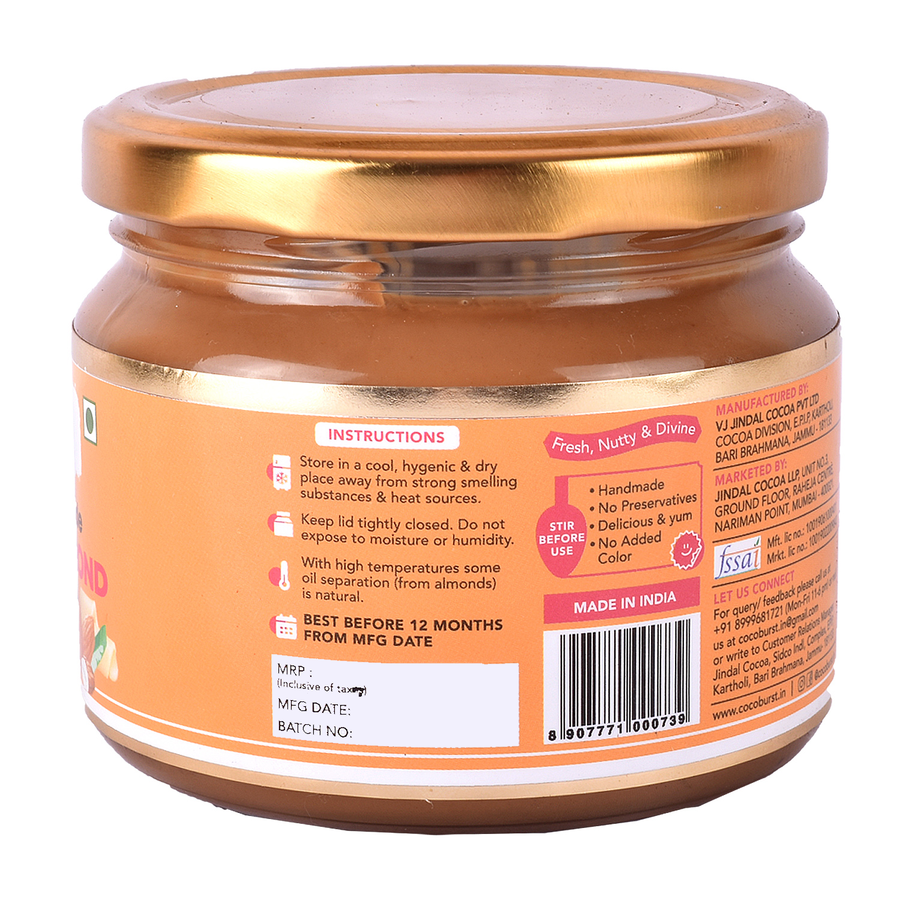 Roasted Almond Butter Spread - 300gms