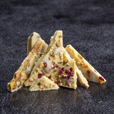 White Chocolate 30% Almond & Pista - 50g/100g/200g