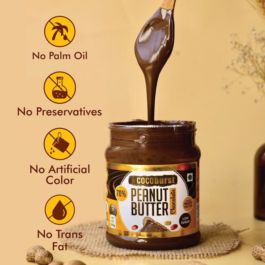 Low Sugar Peanut Butter Chocolate Spread - 300gms