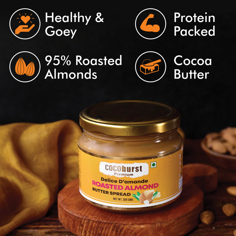 Roasted Almond Butter Spread - 300gms